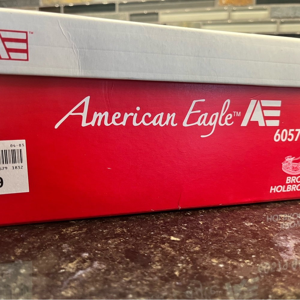 Brown Holdbrook Wedge with Bow by American Eagle - Picture 6 of 7